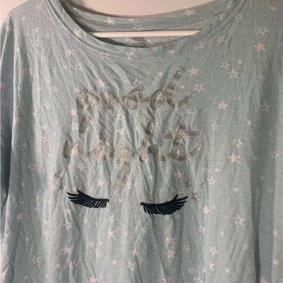 Secret Treasures S/M Blue Sleep Shirt - Picture 2 of 4